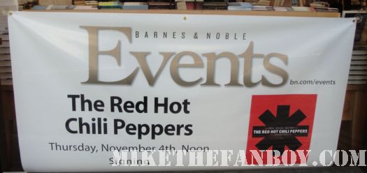 Red Hot Chili Peppers Barnes and Noble Book Signing