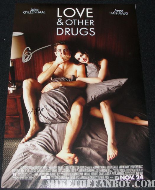 signed love and other druge mini poster