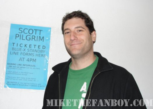 Scott Pilgrim Vs. The World DVD signing line mike sametz mikethefanboy.com erica chan