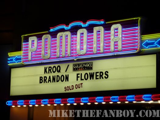 Brandon Flowers Killers Pomona CA concert review