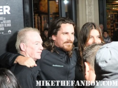 christian bale fighter premiere sexy shirtless sweaty hot ripped rant