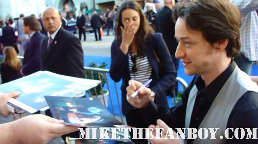 james mcavoy hand signed rare autograph sexy gnomeo and juliet x men first class rare