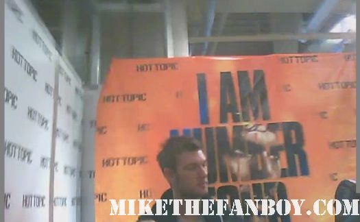 Alex Pettyfer hot topic sexy hot I am number four shirtless sexy autograph signing promo