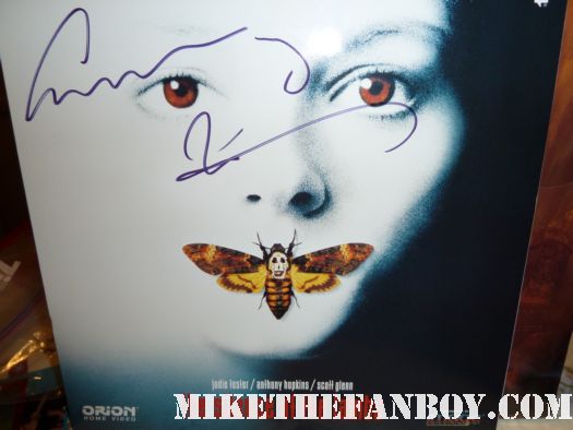 anthony hopkins signed autograph laserdisc promo poster thor rare silence of the lambs