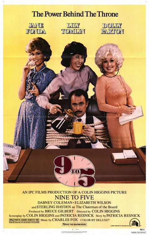 9 to 5 nine to five what a way to make a living dolly parton poster promo jane fonda 