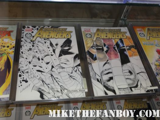 rare avengers promo comic book covers hero intiaitive rare promo charity auction rare 