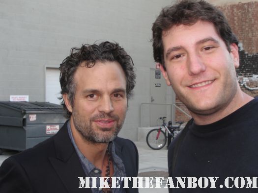 mark ruffalo signed autograph mike the fanboy mike sametz rare the avengers incredible hulk a view from the top 