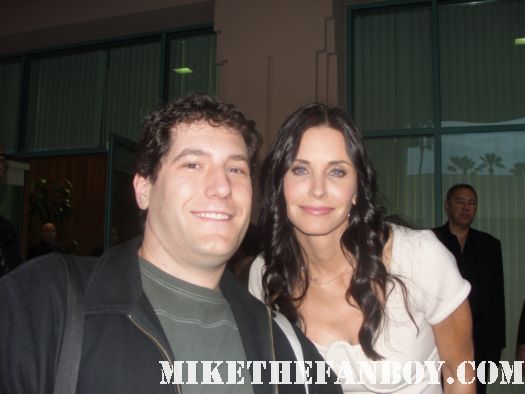 mike the fanboy courteney cox cougar town scream friends signed autograph mike sametz rare promo photo hot sexy friends