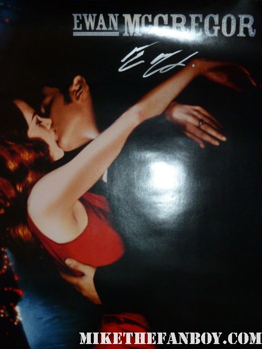 ewan mcgregor signed autograph beginners rare moulin rouge one sheet movie poster promo beginners velvet goldmine hot sexy rare shallow grave trainspotting signed autograph moulin rouge one sheet movie poster rare promo hot sexy kiss