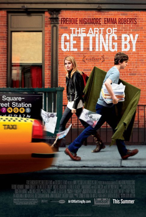 the art of getting by teaser one sheet movie poster emma roberts freddie highmore homework charlie chocolate factory scream 4 rare promo hot sexy