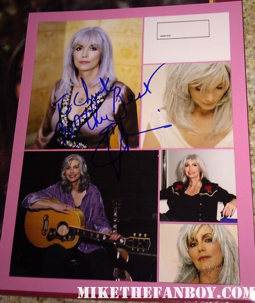 emmylou harris signed autograph album vinyl cover rare promo country music legend sarah mclachlan rare promo