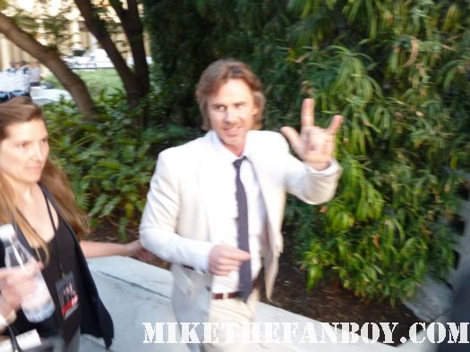 Sam Trammell  Sam on true blood signing autographs for fans at the true blood season 4 world premiere red carpet hot sexy photo shoot rare