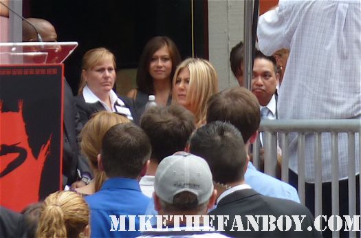jennifer aniston's hand and footprint ceremony at grauman's chinese theatre jennifer aniston giving her speech at the hand foot ceremony promo rare friends