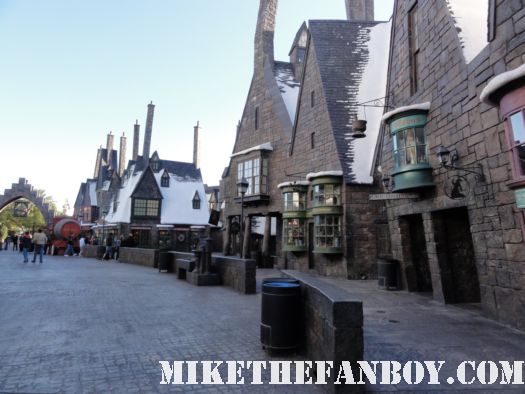 view of the street wizarding world of harry potter at universal studios orlando florida