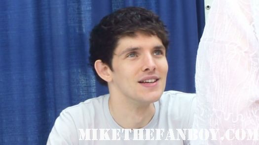 Colin Morgan (Merlin) was back for his second visit to Comic con sdcc 2011 comic con san diego 2011 merlin autograph signing
