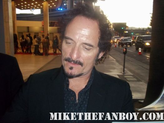 kim coates signs autographs for fans at the sons of anarchy season 4 world premiere with katey sagal Emilio Rivera Theo Rossi CHARLIE HUNNAM charlie hunnam hot and sexy looking sexy signing autographs for fans sexy shirtless rare hot charlie hunnam sons of anarchy signed autograph promo poster rare