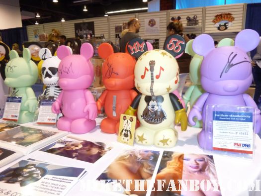 Vinylmation signed autograph mickey mouse toys at the d23 expo anaheim ca angelina jole johnny depp brad pitt expo the d23 expo 2011 the annual disney fan event held in anaheim ca rare promo mickey mouse rare 
