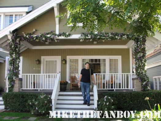 katherine mayfair's house on wisteria lane dana delany rare desperate housewives set visit mike the fanboy