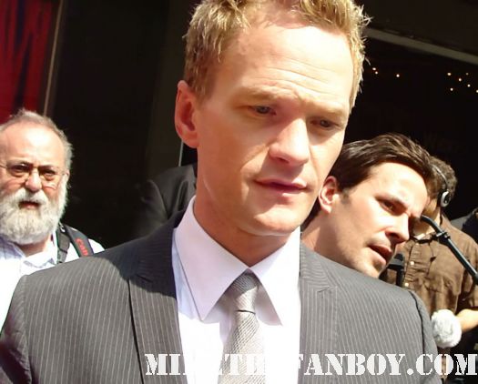 neil patrick harris signing autographs at his walk of fame star ceremony  Neil patrick harris walk of fame star ceremony signed autograph joss whedon jason segel rare signed autograph how i met your mother barney doogie howser md