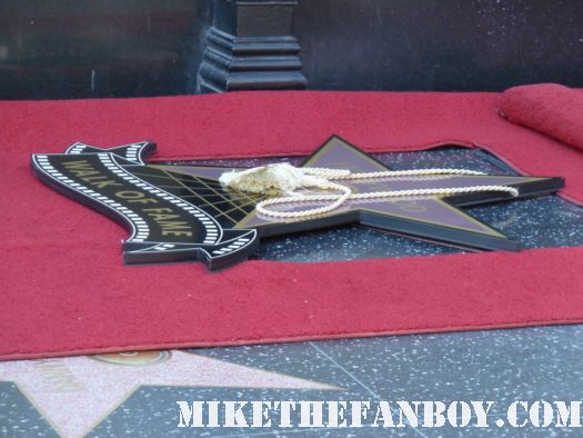 sissy spacek's star ceremony on the hollywood walk of fame promoting the help signed autograph rare promo