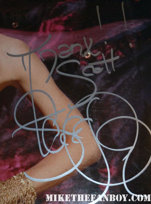 stacey q signed autograph we connect rare vinyl lp promo hot sexy now 2011 stacey q live in concert 2011 now rare 1980's icon Stacey Q on location of her music video we go together from The Return of the Living Dead signed autograph two hearts