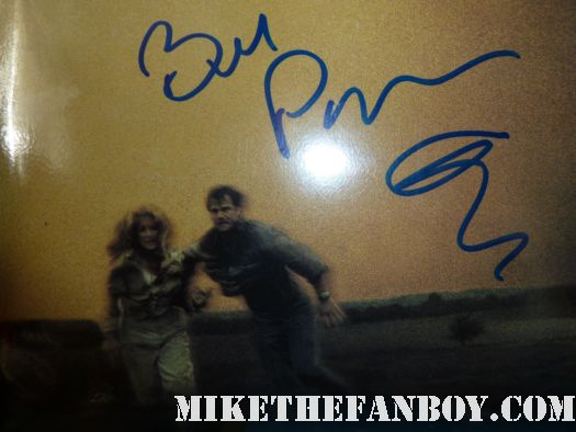 bill paxton signed autograph twister laserdisc rare promo mini poster twister big love aliens hot sexy