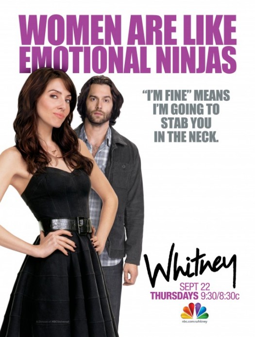 nbc's new series whitney rare promo poster whitney cummings chris D'Elia ugh...