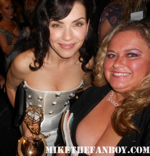 pretty in pinky with julianna margoilles from the good wife at the 2011 emmy awards hot sexy rare er