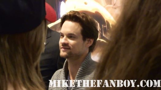 sexy shane west and maggie q sign autographs for fans at nycc comic con rare promo nikita Eddie Kitsis and Adam Horowitz signing autographs for once upon a time abc show review rare ginnifer goodwin rare promo hot sexy