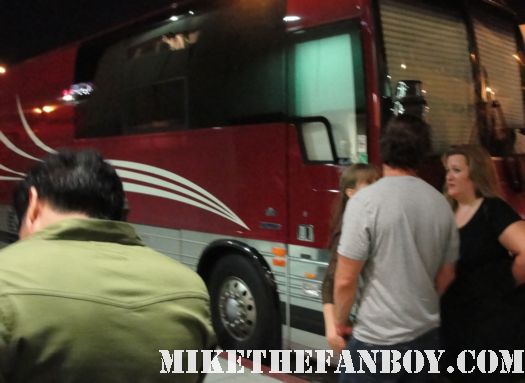 Erasure's Tour bus for the tomorrow's world tour vince clarke and andy bell signed autograph hollywood palladium 10-1-11 