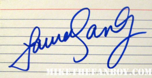 laura san giacomo signed autograph index card pretty woman sex lies and videotape just shoot me
