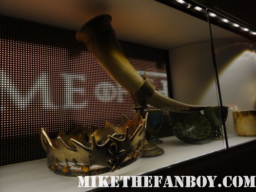 game of thrones on HBO prop and costume display from new york city sean bean lean headey hot sexy rare crown deer