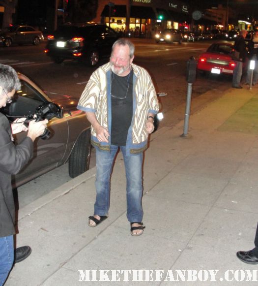 brazil director terry gilliam signing autographs for fans at a screening in santa monica 12 monkeys time bandits