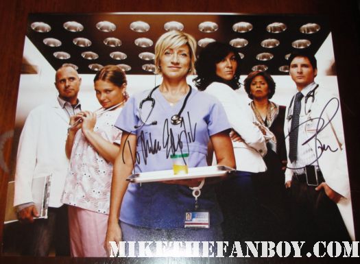 nurse jackie signed autograph season 2 cast photo peter facinelli edie falco rare promo 