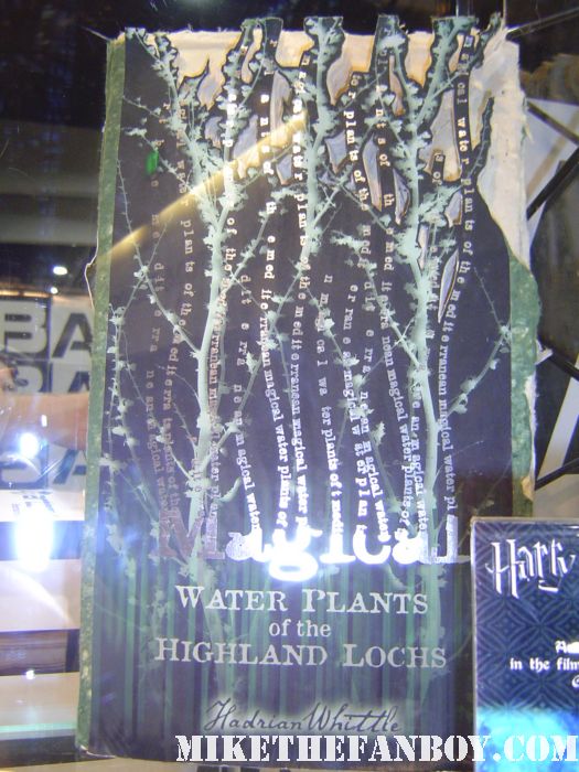 harry potter prop and costume display rare promo rare daily prophet newspaper harry potter and the deathly hallows daniel radcliffe magical water plants