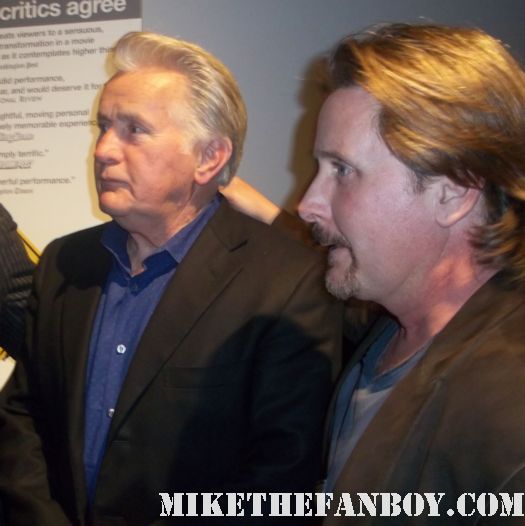 martin sheen and emilio estevez make a personal appearance to meet fans and screen The Way their new film at the landmark in los angeles