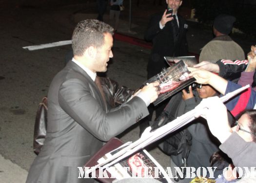 Nick Tarabay signing autographs at the spartacus vengeance world movie premiere rare hot sexy