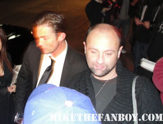 Desmond Harrington from dexter hot and sexy rare promo signing autographs for fans after the sag awards 2012