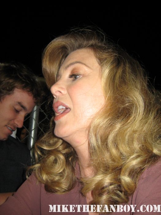Ellen Pompeo signs autographs for fans waiting after a taping of jimmy kimmel live on ABC Meredith grey from grey's anatomy sexy hot rare promo photoshoot
