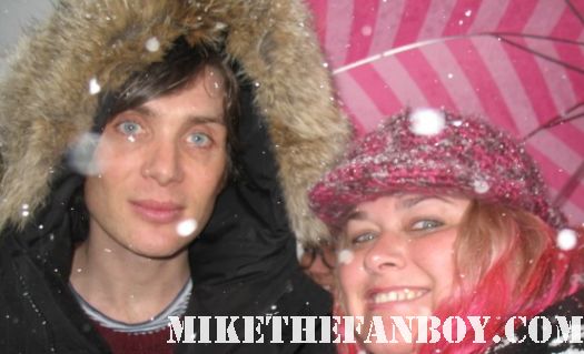 cillian murphy posing for a fan photo at the sundance film festival 2012 rare hot sexy red eye 28 days tron legacy