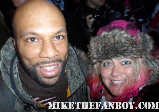 pretty in pinky with new years eve star common  at the sundance 2012 fllm festival rare fan photo 