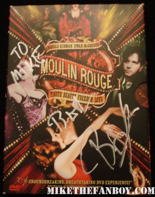 moulin rouge signed autograph dvd cover by Baz Luhrmann iconic director strictly ballroom romeo and juliet australia hot rare promo