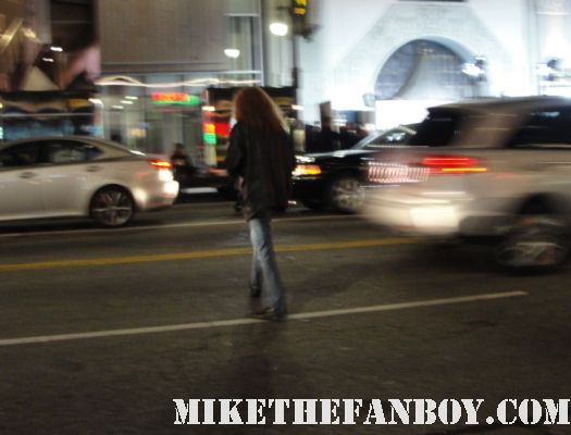 a random man in hollywood running into traffic to take pictures of the vow red carpet rare promo 
