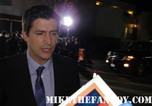 ken marino from Veronica mars and party down signs autographs for fans at the wanderlust movie premiere