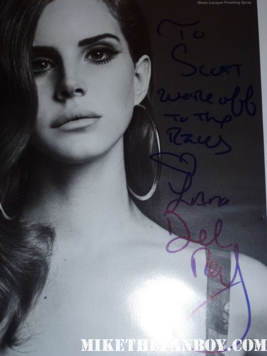 lana del rey signed autograph rare v magazine photo shoot rare promo photo hot sexy video games single 