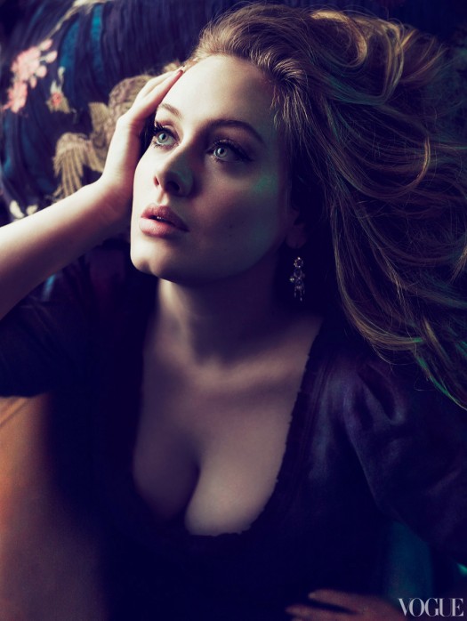 adele rare march 2012 vogue magazine hot and sexy photo shoot rare promo rumor has it single rolling in the deep promo