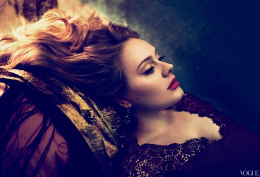adele rare march 2012 vogue magazine hot and sexy photo shoot rare promo rumor has it single rolling in the deep promo