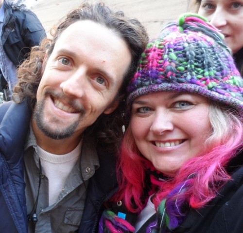 mike the fanboy's pretty in pinky with Singer Jason Mraz at the 2012 Sundance Film Festival