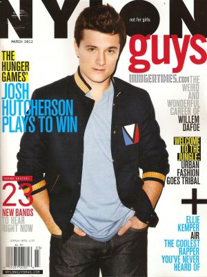 josh hutcherson peeta from hunger games on the cover of nylon guys magazine 2012 hot sexy rare magazine cover the kids are alright rare promo journey 2