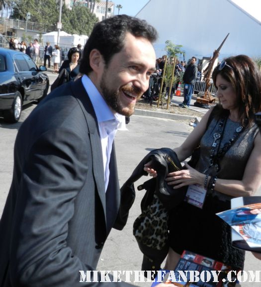 Demian Bichir from weeds hot sexy signs autographs for fans at the  Independent Spirit Awards 2012 